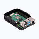 Official Pi4 Case Black Grey Ports