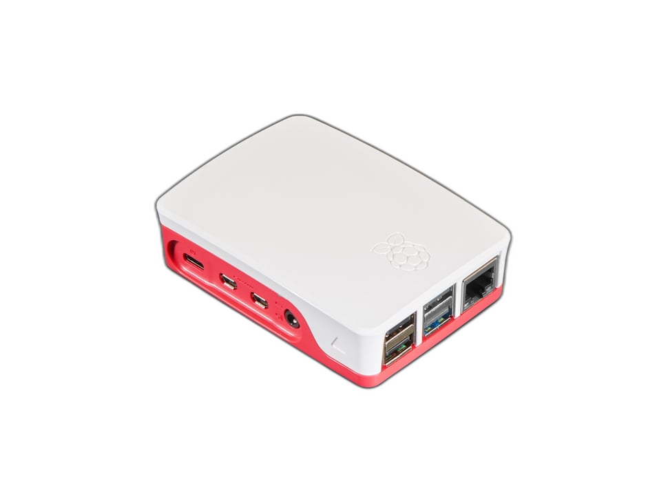 Official Raspberry Pi 4 Case Disassembled Pieces