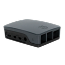 Official Pi4 Case Black Grey Top View