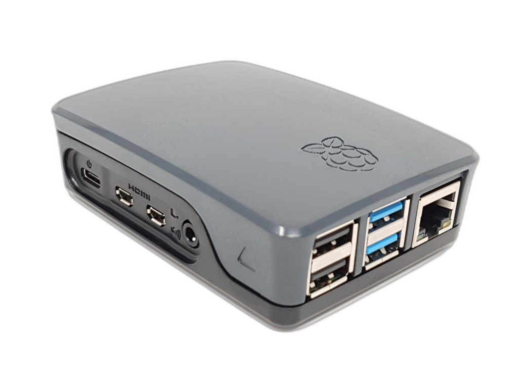Official Raspberry Pi 4 Case (Black/Grey)